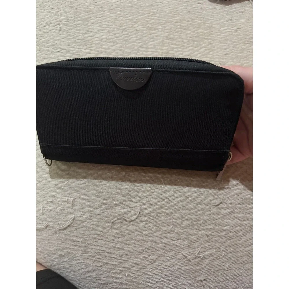 Black and Teal Wallet